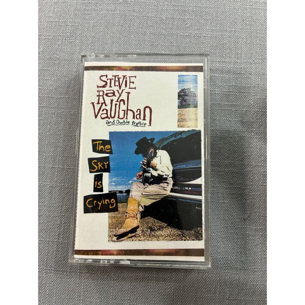 Stevie Ray Vaughan The Sky Is Crying Cassette 1991 Epic Blues Rock